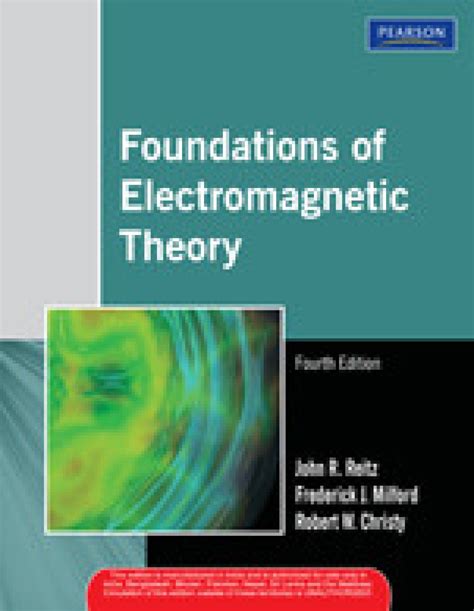 foundation of electromagnetic theory reitz 4th edition Kindle Editon